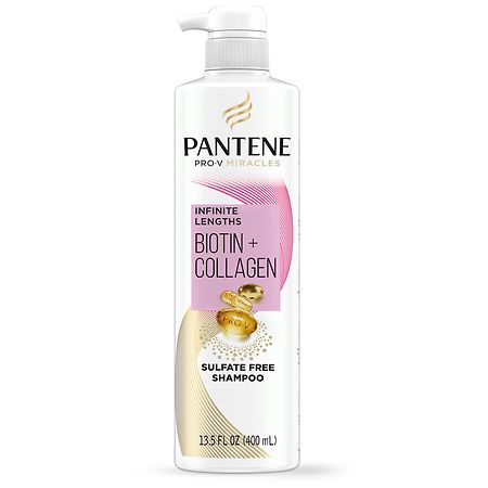 Pantene Pro-V Miracles Infinite Lengths Biotin + Collagen Sulfate-Free Shampoo