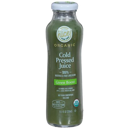 Nice! Cold Pressed Organic Juice Green Boost