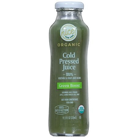 Nice Organic Cold Pressed Juice Green Boost Walgreens