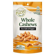 Nice! Whole Cashews Sea Salt & Pepper | Walgreens