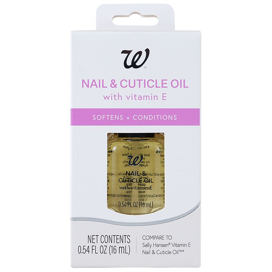 Walgreens Beauty Nail + Cuticle Oil With Vitamin E Walgreens