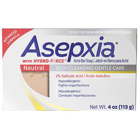 Asepxia Deep Cleansing Gentle Care Acne Treatment, Bar Soap