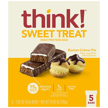 think! Sweet Treat High Protein Bar Boston Creme Pie