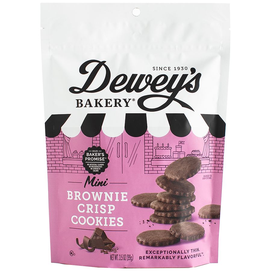 Dewey's Bakery Mini Brownie Crisp Cookies | Walgreens