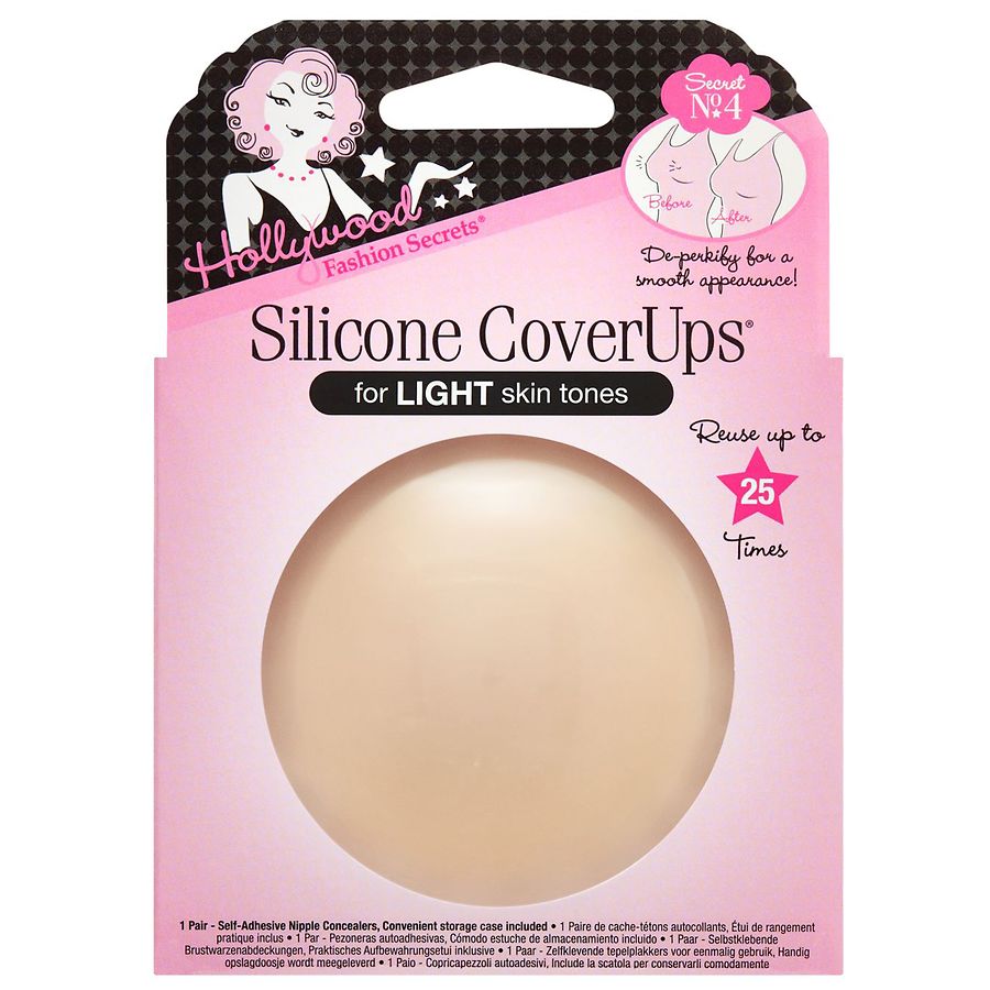 Hollywood Fashion Secrets Silicone Coverups, Light