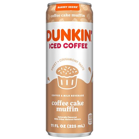 Dunkin' Iced Coffee Coffee Cake Muffin