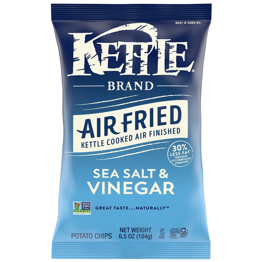Kettle Brand Air Fried Kettle Potato Chips Sea Salt and Vinegar Walgreens