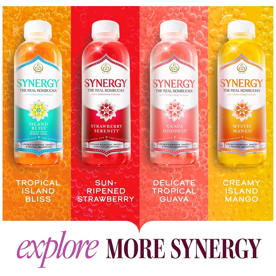 Synergy Kombucha Peach Paradise | Walgreens