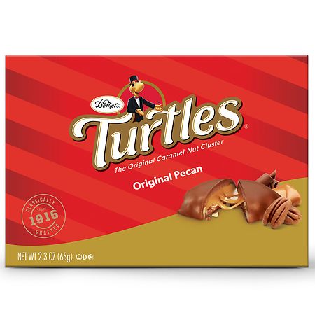Turtles Pecans Covered in Caramel and Milk Chocolate