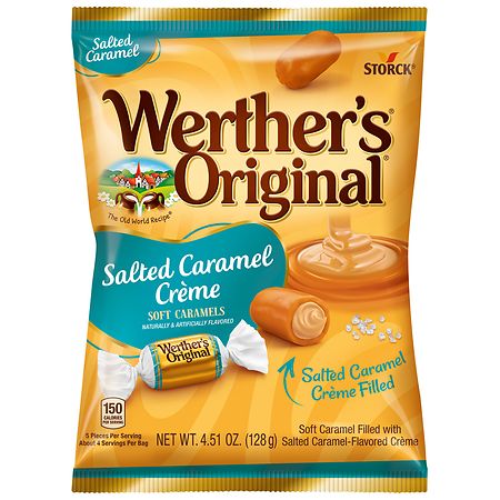 Werther's Original Soft Salted Cream Caramels Salted Caramel Creme