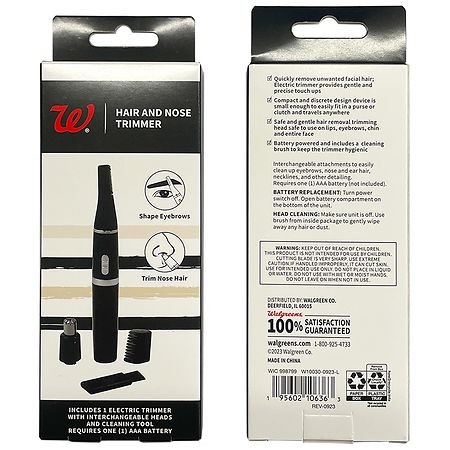 Walgreens Hair And Nose Trimmer