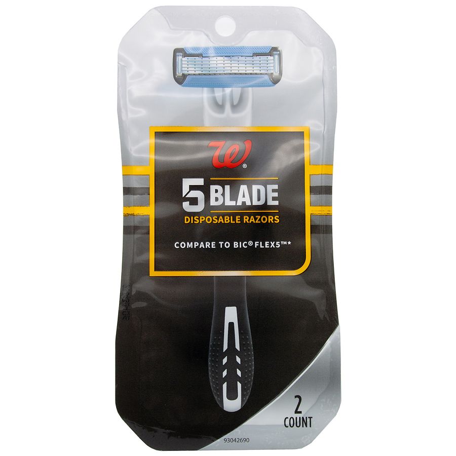 Walgreens Men's 5 Blade Disposable Razors | Walgreens