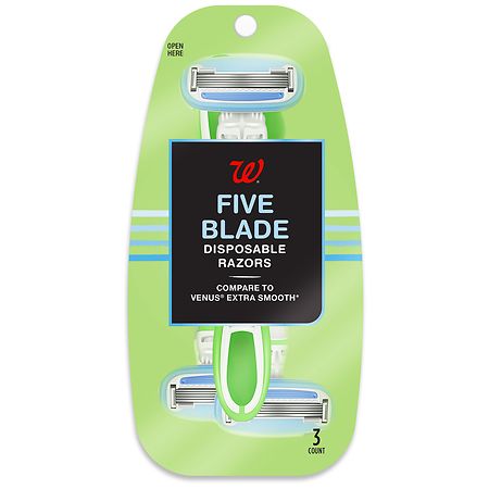 Walgreens Five Blade Disposable Razors | Walgreens