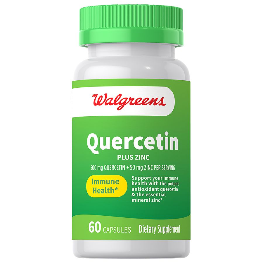 Walgreens Quercetin plus Zinc Capsules Walgreens