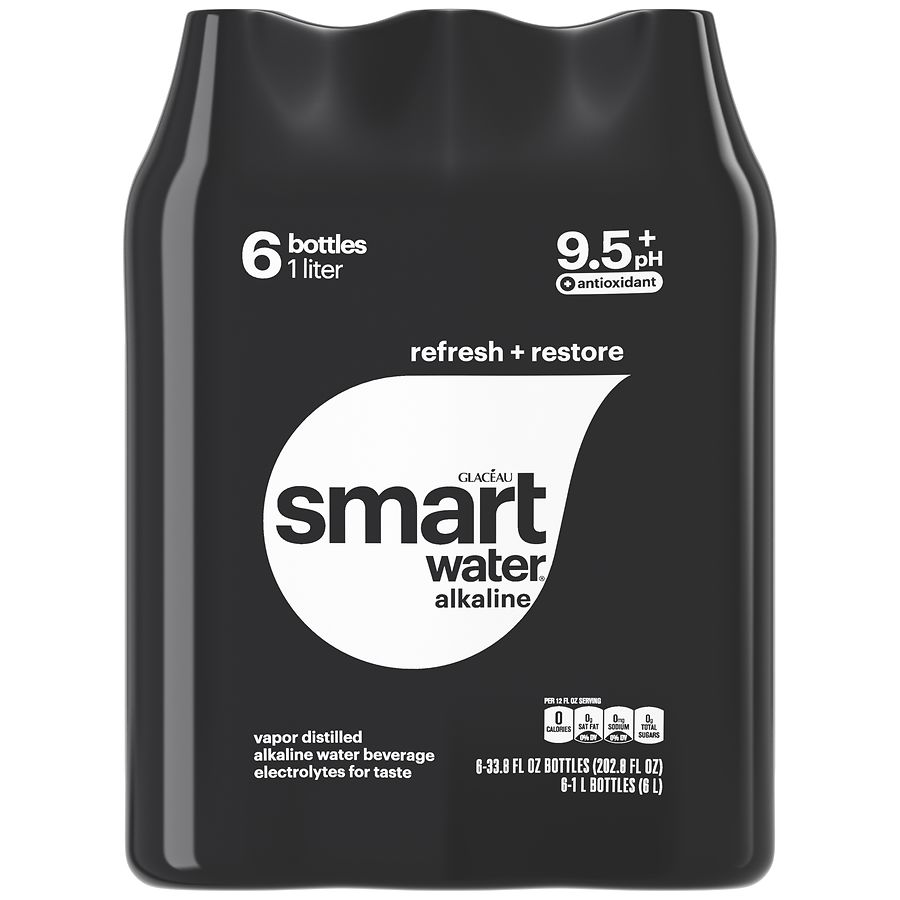 Smartwater Electrolyte Vapor-Distilled Water Bottles