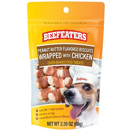 Beefeaters Oven-Baked Dog Treats Peanut Butter with Chicken