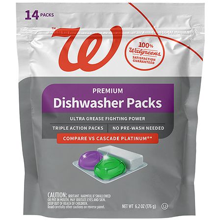 Walgreens Dishwasher Detergent Packs