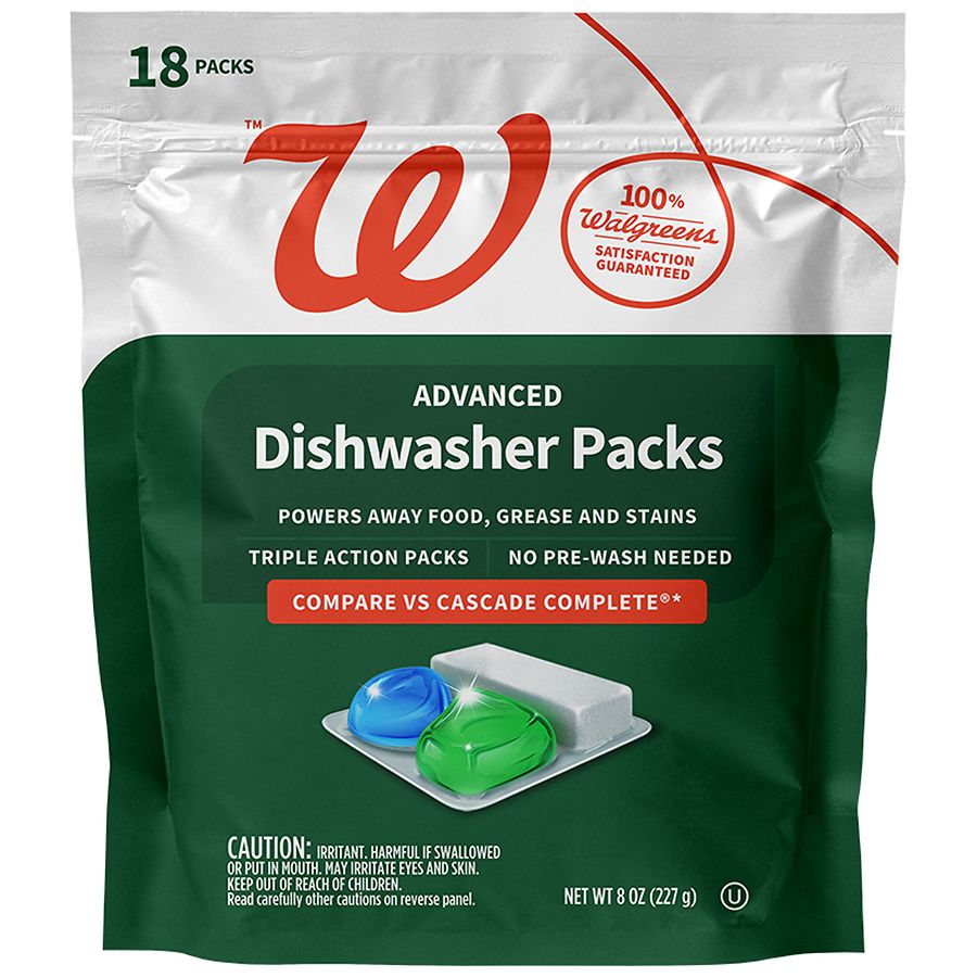 Walgreens Dishwasher Detergent Packs Walgreens