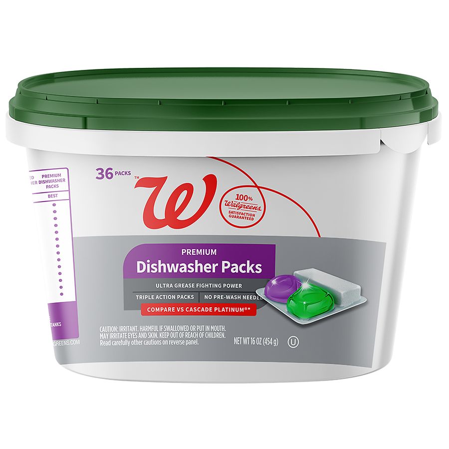 Walgreens Dishwasher Detergent Packs Walgreens