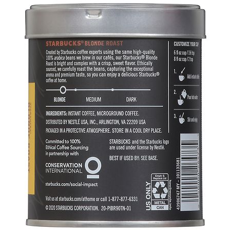 Starbucks Premium Instant Coffee Blonde Roast