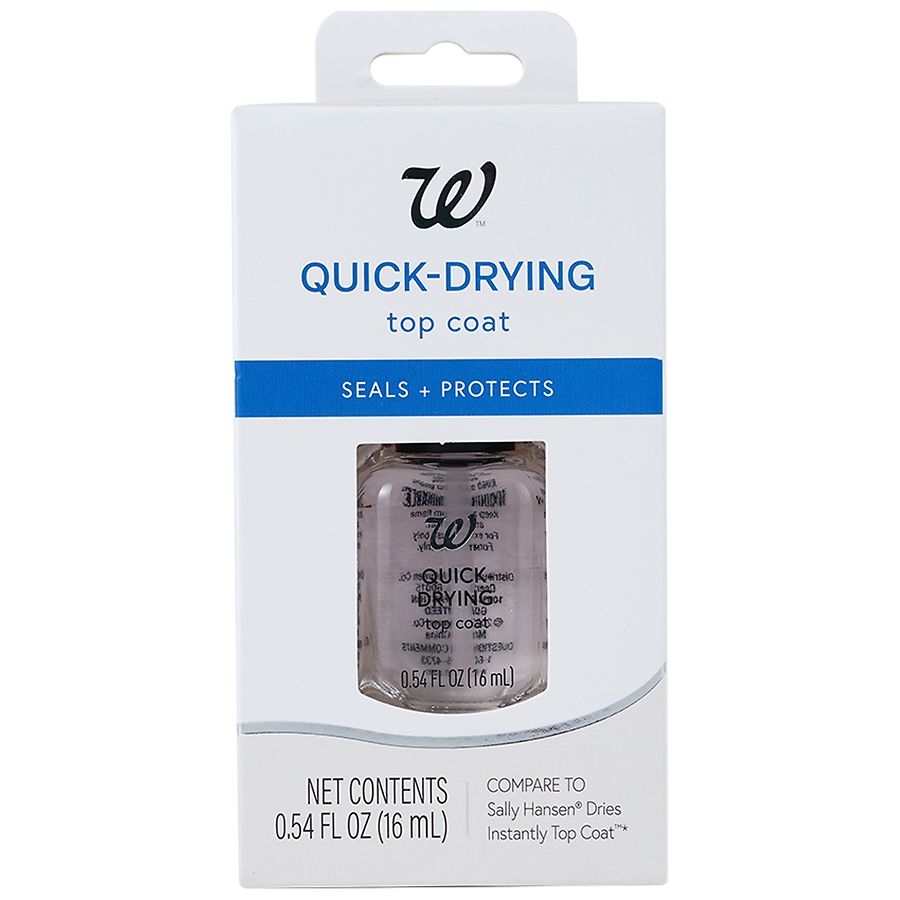 Walgreens Beauty QuickDrying Top Coat Clear Walgreens