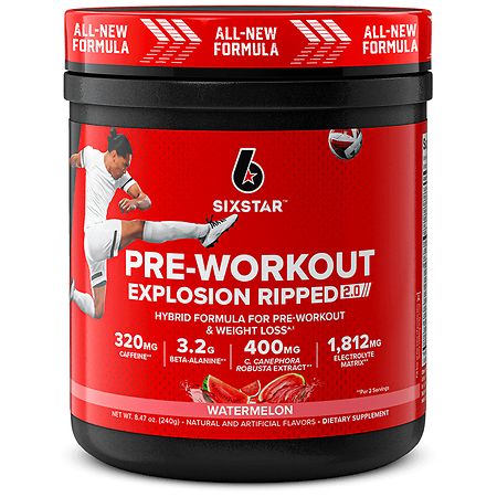 Six Star Pre-Workout Explosion Ripped 2.0