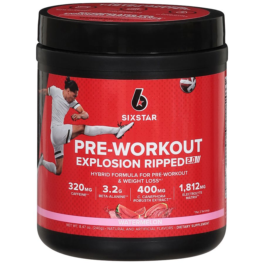 Six Star PreWorkout Explosion Ripped 2.0 Walgreens
