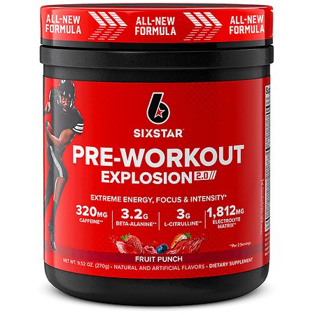 Six Star Pre-Workout Explosion 2.0