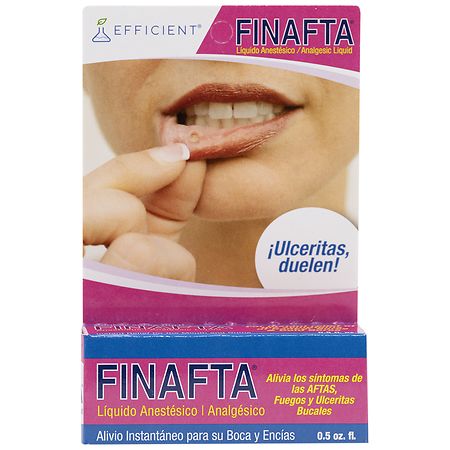 Finafta Medicated For Gum, Canker Sore Relief And Cold Sore Treatment