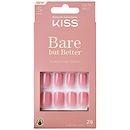 Kiss Gel Fantasy Jelly Press-On Nails Medium, Brown & Gold