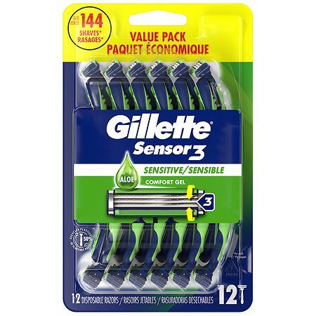 Gillette Sensitive Men's Disposable Razors