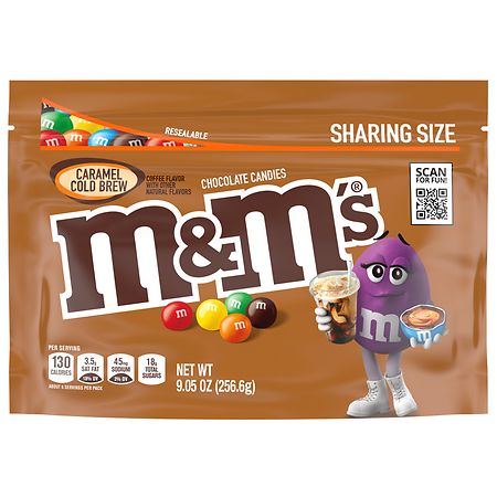 M&M's Chocolate Candy Caramel Cold Brew