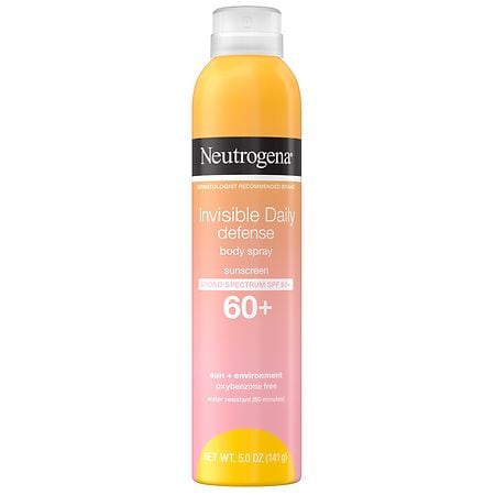 Neutrogena Invisible Daily Defense Sunscreen Spray, SPF 60+