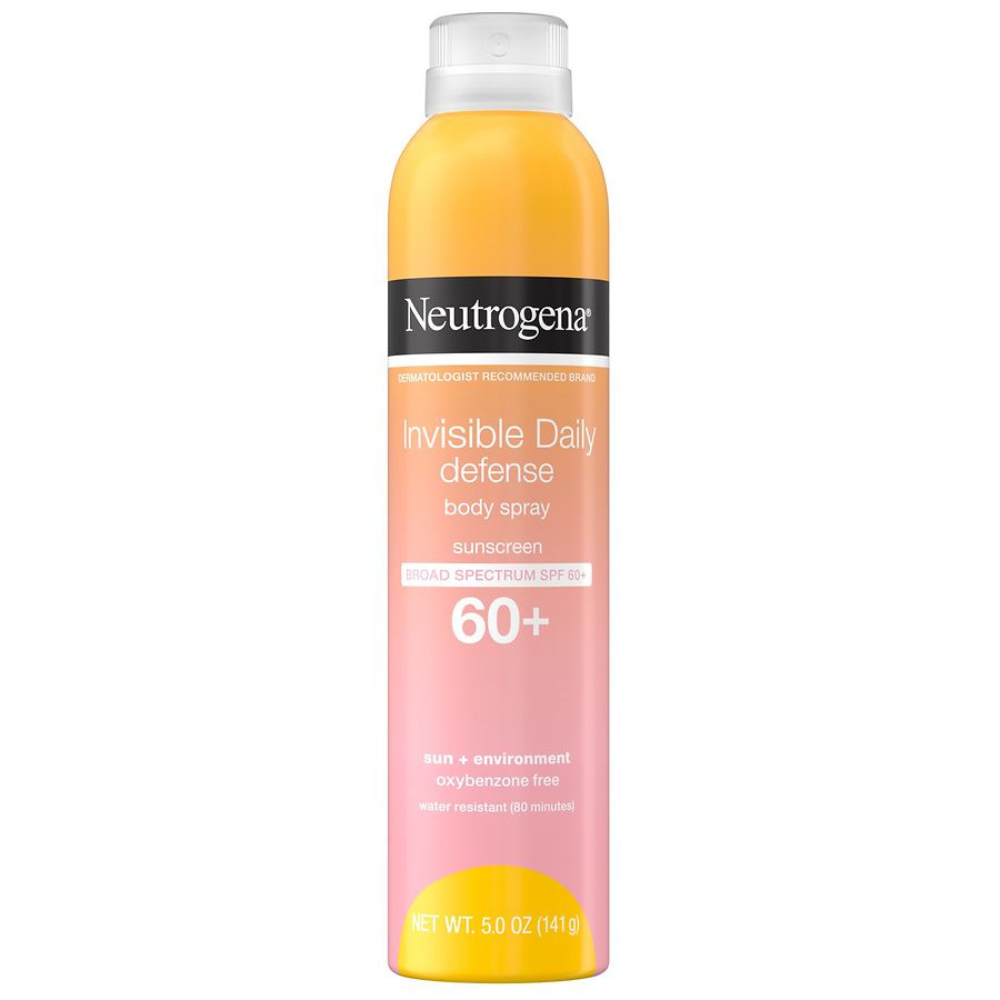 Neutrogena Invisible Daily Defense Sunscreen Spray, SPF 60+ | Walgreens