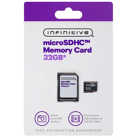 Infinitive MicroSDHC Memory Card 32 GB