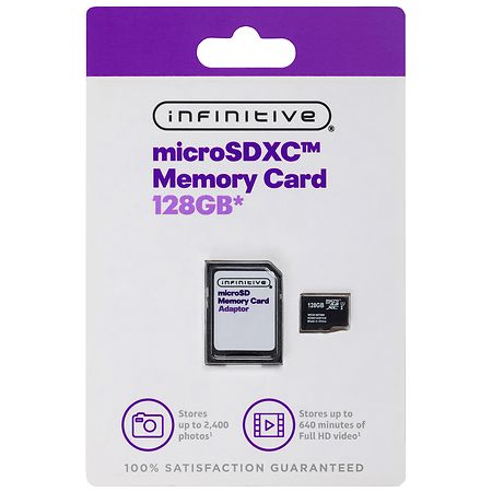 Infinitive MicroSDXC Memory Card 128 GB