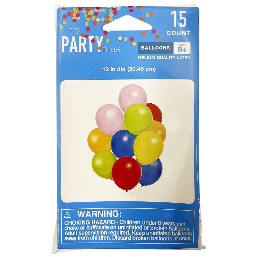 Festive Voice Latex Solid Helium Balloons