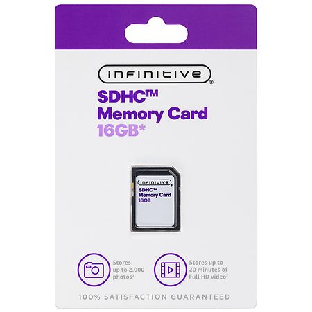 Infinitive SDHC Memory Card 16 GB