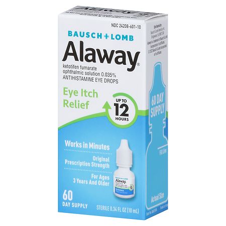 Alaway Eye Drops, Antihistamine, Eye Itch Relief