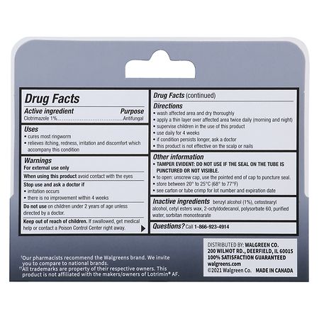 Walgreens Antifungal Ringworm Cream
