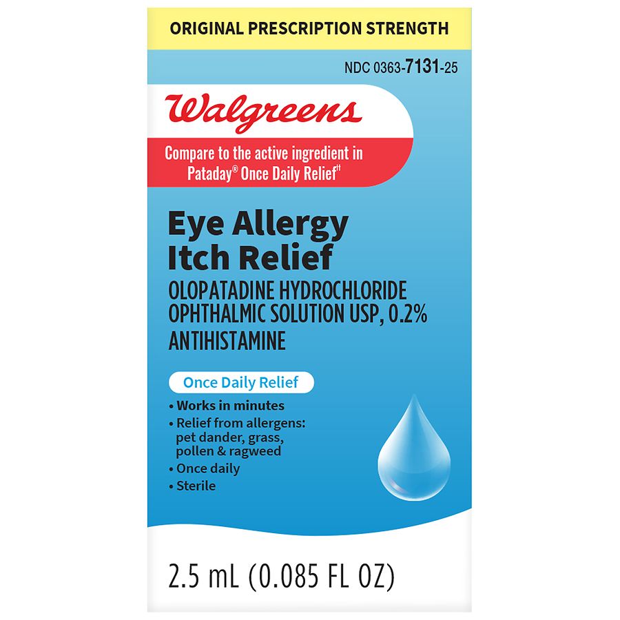 Walgreens Eye Allergy Itch Relief Walgreens