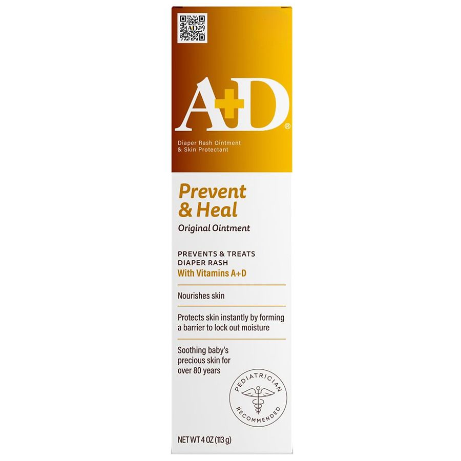 A+D Original Diaper Rash + Skin Protectant Ointment