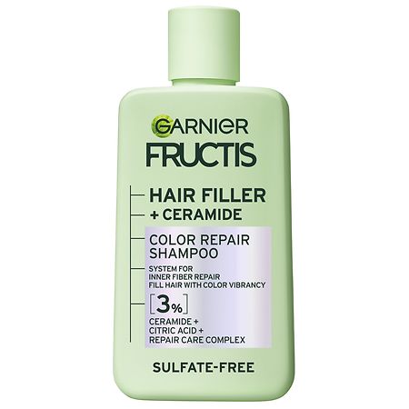 Garnier Fructis Hair Filler Color Repair Shampoo With Ceramide For Colored, Bleached Hair