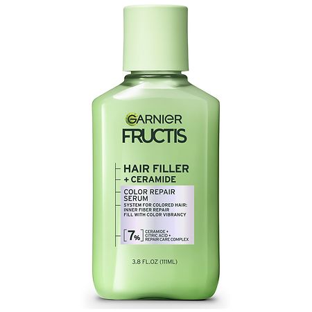 Garnier Fructis Hair Filler Color Repair Serum Treatment With Ceramide For Colored, Bleached Hair