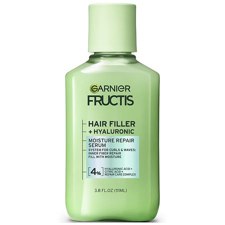 Garnier Fructis Hair Filler Moisture Repair Serum For Curly, Wavy Hair, With Hyaluronic Acid