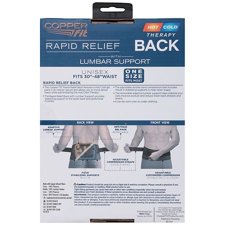 Copper Fit Rapid Relief Back Support Wrap 3-in-1 W Nigeria
