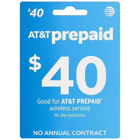 AT&T Prepaid Gift Card $40