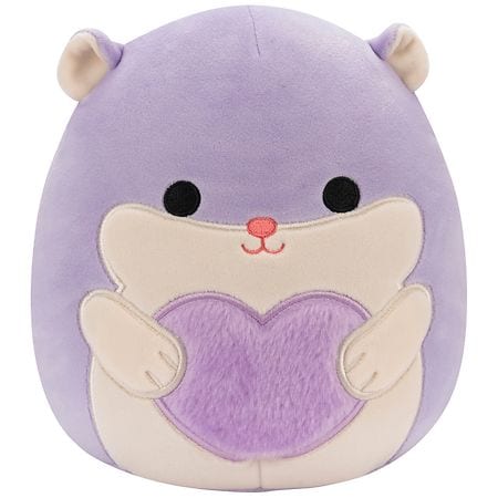 Squishmallows Hamster Holding Heart 5 Inch Lavender