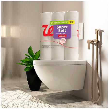 Walgreens Mega Super Soft Bathroom Tissue