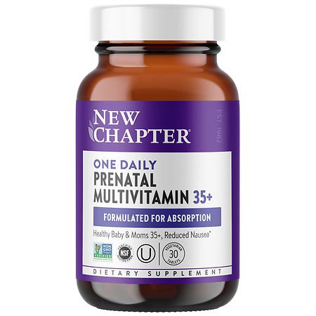 New Chapter One Daily Prenatal Multivitamin 35+